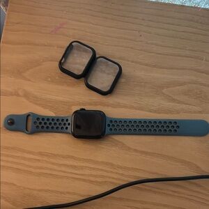 Smartwatch with Blue Band